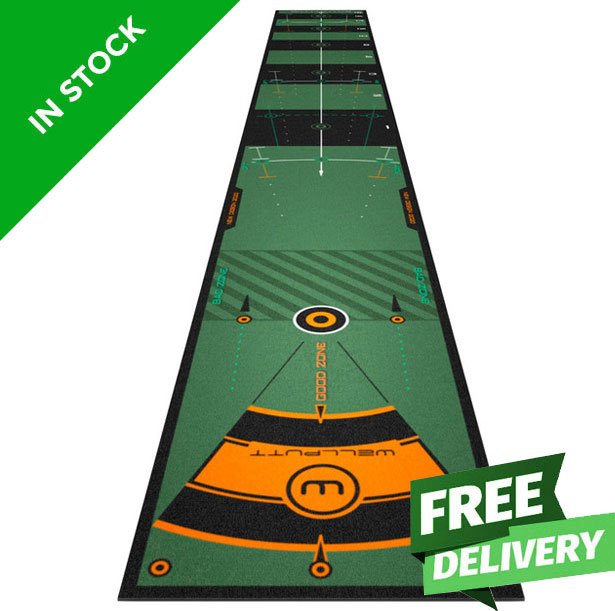 WellPutt 13ft Putting Mat - Green